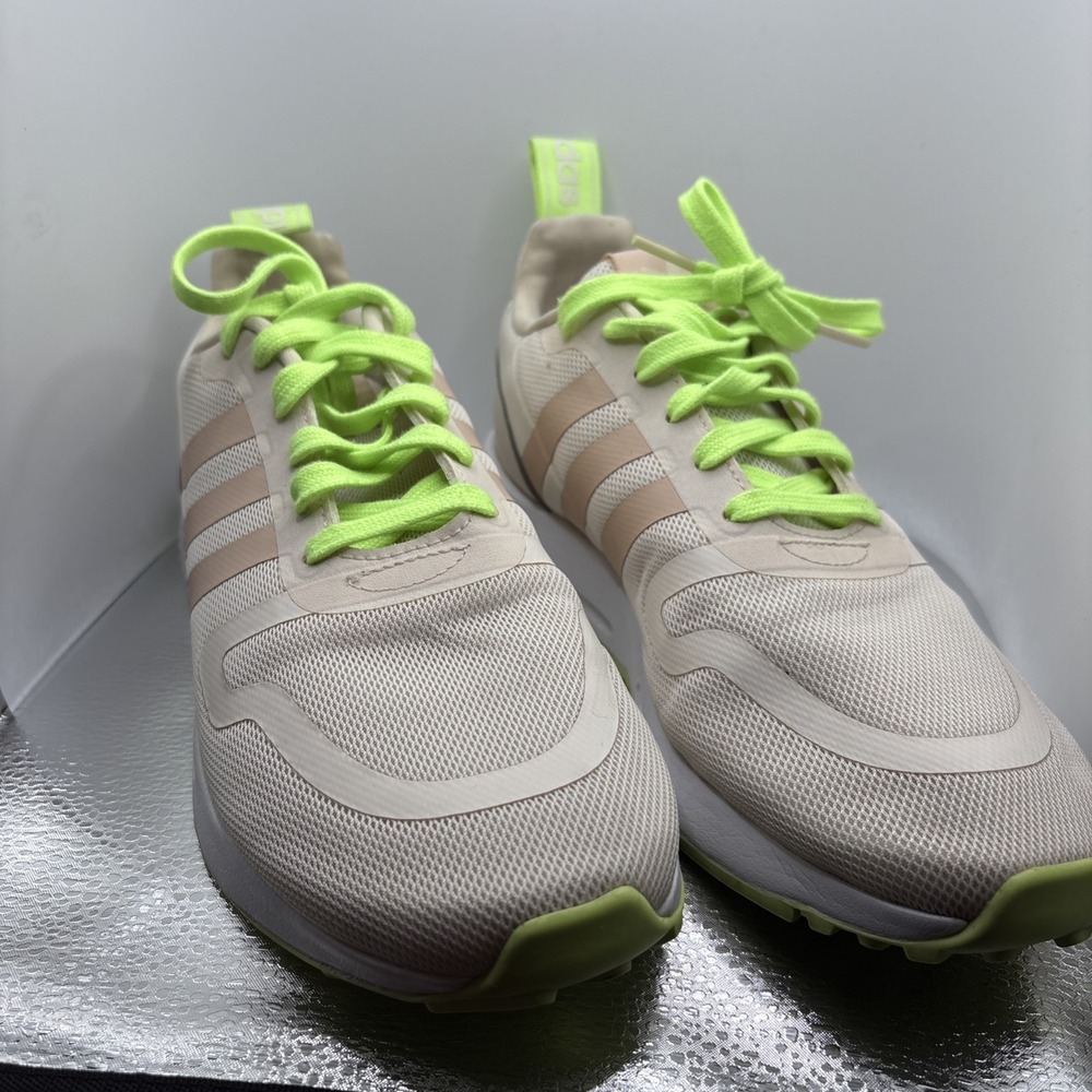 Men's SIZE 6 1/2 ADIDAS MULTIX J ORIGINALS SHOES  Running Athletic Pink Green